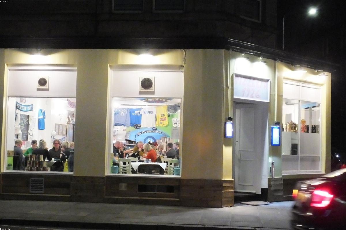 Restaurant dining in central Edinburgh